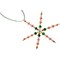 John Bead 6&#x22; Snowflake Ornaments Wire Frames, 5pcs